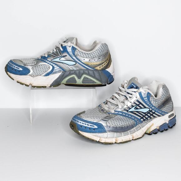 Brooks Sneakers Ariel 11 Running Shoes Y2K Retro Chunky Athleisure Gray Blue 7 - Picture 2 of 7